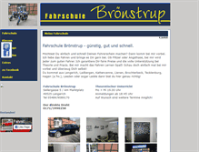 Tablet Screenshot of fahrschule-broenstrup.com